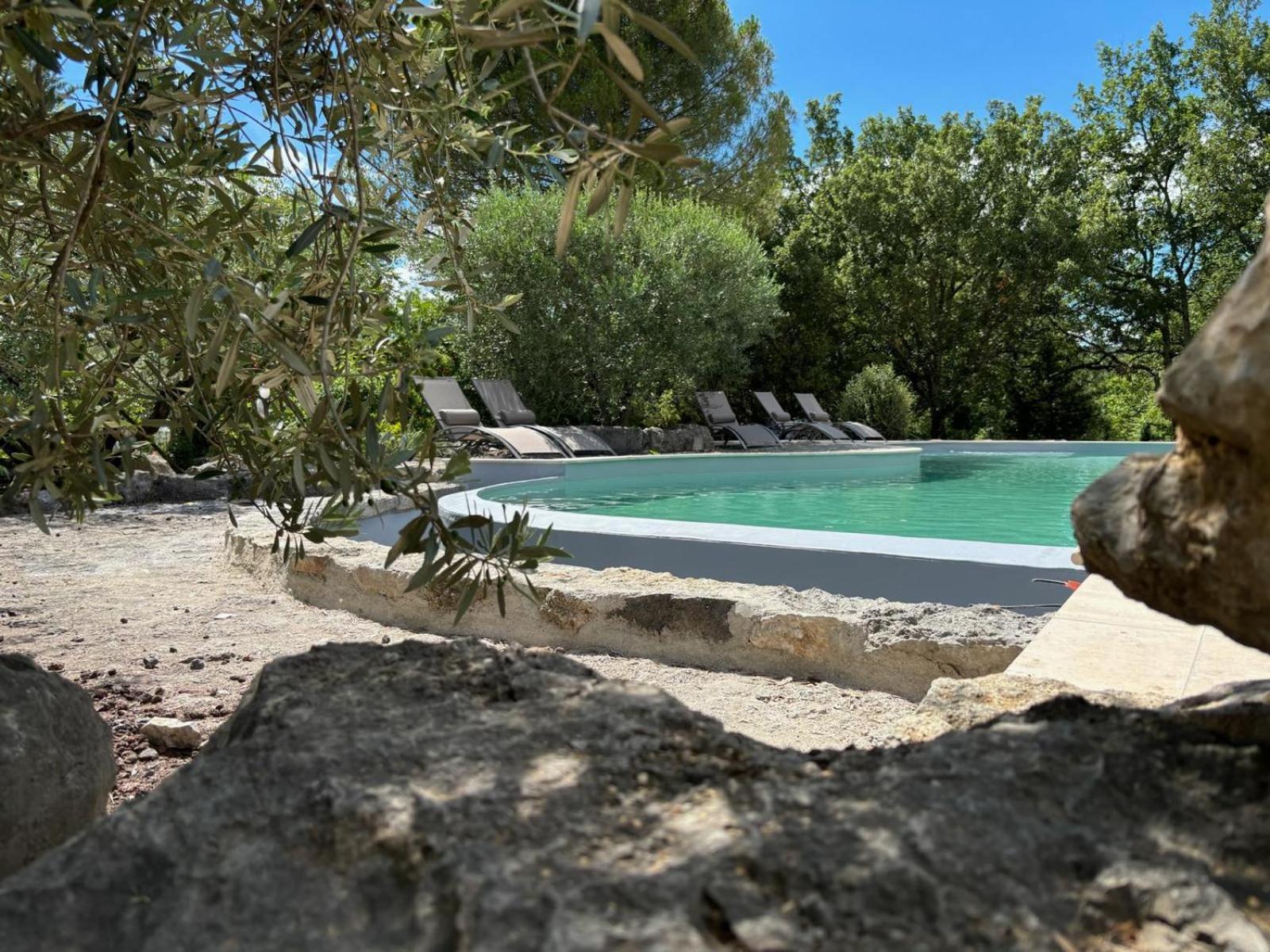 Maison Pour 12P, Piscine A Debordement Chauffee D'Avril A Octobre Inclus Ruoms Εξωτερικό φωτογραφία